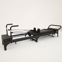 Machine de Pilates Reformer en métal sans vibrations, livrée porte-à-porte (DDP), haute capacité de charge pour l'entraînement de la flexibilité