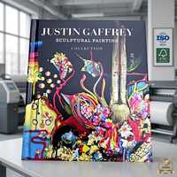 Impresión de Libros de Arte con Tapa Dura Personalizada, Álbum de Colección de Pinturas Coloridas, Servicio de Impresión de Libros Personalizados