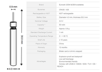 Batterie au lithium 3v de haute qualité, CR425, CR435, nouveauté,