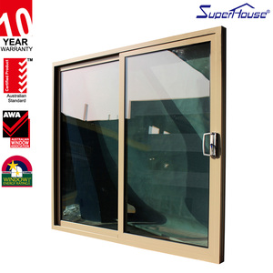 Portes coulissantes Superhouse modernes à cadre étroit en aluminium à rupture de pont thermique, grandes vitrages <span class=keywords><strong>double</strong></span> <span class=keywords><strong>vitrage</strong></span> pour villa, jardin et extérieur - Product Image 5