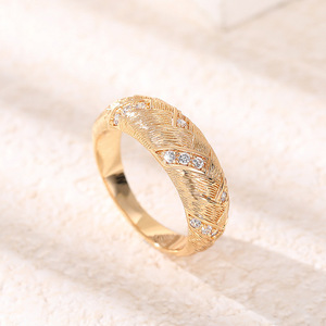 Anello Intrecciato Vintage Italiano per Donne, Elegante Gioiello da Dito alla Moda - Product Image 6