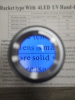 High Quality Custom Optical Instruments 10x UV LED Magnifier Wholesale Handheld Screen Magnifier Detection Tool