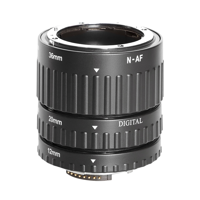 JS-NK01 Camera Action Lens Mount Adapter Ring Photographic Adapter Ring Set Compatible with Nikon & Canon