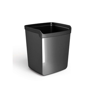 ARDA - Portapenne in Vetro 8.7X7.4X10CM Nero - Product Image 1