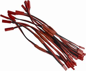 18厘米JST母分路器至2公Y连接器20awg电子硅树脂电缆电池转换 - Product Image 1