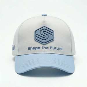 Casquette de baseball classique bicolore en patchwork avec fermeture snapback réglable, en coton respirant, broderie contrastée, idéale pour les voyages - Product Image 1