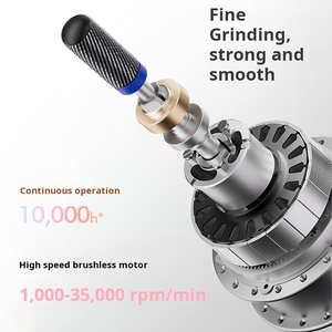 เครื่องเจียรเล็บมืออาชีพ 35000 รอบต่อนาที แบบชาร์จไฟได้ พกพาสะดวก ใช้ไฟฟ้า สำหรับทำเล็บ - Product Image 4