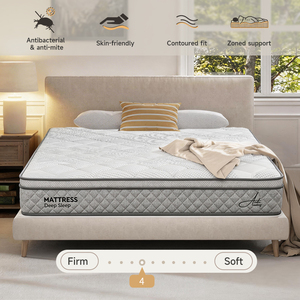 Colchón Híbrido Clásico Más Vendido a <span class=keywords><strong>Precio</strong></span> Mayorista, Personalizado, con <span class=keywords><strong>Espuma</strong></span> <span class=keywords><strong>de</strong></span> Látex, Resortes Ensacados, Ortopédico, Plegable, Enrollable, con Pillow Top - Product Image 2