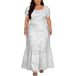 Plus Size Women 4XL White Dress - Elegant & Stylish Plus Size Women 4XL White Dress - Elegant & Stylish