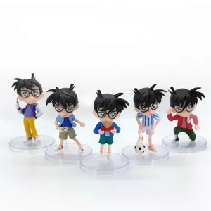 2024 Oem Op Maat Gemaakt Pvc Hars Speelgoed Van Hoge Kwaliteit Actie En Speelgoed 5 Stks/set 7 Generatie Auto Decoratie Anime Figuren Conan Detective