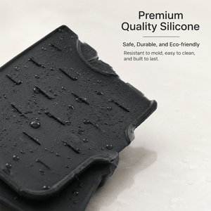 <b>Silicone</b> Splash-Proof <b>Draining</b> <b>Mat</b> with Water-<b>Draining</b> Storage Function Eco-Friendly & Durable for Kitchens and Bathrooms - Product Image 3