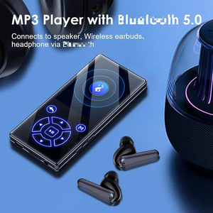 Reproductor MP3 HiFi sin pérdidas con botones físicos, BT 5.0, cuerpo metálico inalámbrico, reproductor de audio digital con radio FM para deportes y correr - Product Image 6