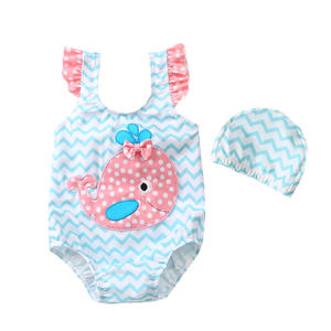 ملابس سباحة لطيفة عالية الجودة بالجملة، ملابس سباحة مخصصة رخيصة للفتيات الصغيرات، ملابس سباحة للأطفال - Product Image 2