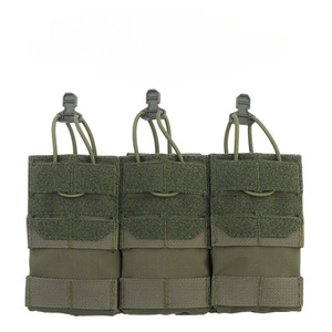 Premium 1000D BSCI Fábrica de tiro al aire libre Single <span class=keywords><strong>trouble</strong></span> doble kangroo stacker Tactical Mag Pouch - Product Image 2