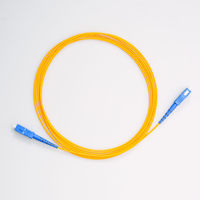 Kabel Patchcord Simplex Single Mode 9/125um Jumper SC-LC 2.0mm 3.0mm G652D G657A PVC/LSZH Kuning 3M