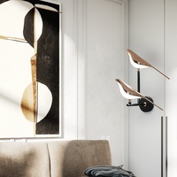 Lampe murale LED moderne 14W à 3 couleurs changeantes pour couloir d'hôtel, chambre, salon, salle à manger