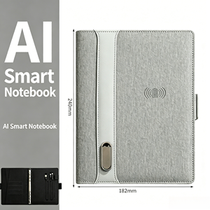 Carnet intelligent IA innovant avec enregistrement vocal et résumé IA pour réunions <span class=keywords><strong>d</strong></span>'affaires, haute sensibilité à la pression - Product Image 1