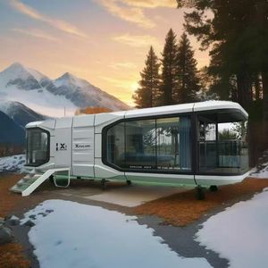 Bầu trời đầy sao hoạt động không gian viên nang di động nhà phổ biến ngoài trời cắm trại <span class=keywords><strong>container</strong></span> nhà cho Homestay và khách sạn sử dụng - Product Image 2