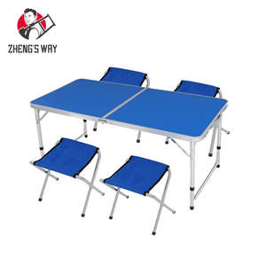 OEM Portable Aluminum <strong>Chair</strong> <strong>Foldable</strong> <strong>Table</strong> Contemporary Design for Outdoor <strong>Dining</strong> Kitchen Beach Use Plastic Furniture for - Product Image 1