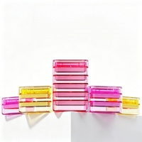Tampon flash photosensible 5-en-1 pour les enseignants, avec coque transparente et blocs de construction empilables colorés, pour la création de devoirs en classe