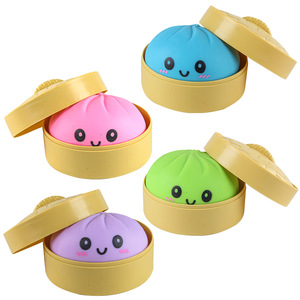 Dumpling Squishy Glitter Dumpling Glitter Dumplings Squishy with Box Dumplings Sensory Squeeze Toy for Stress - Product Image 4