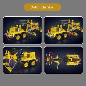 Mould King 19023 1109PCS GD655-6 Niveladora Neumática, Set de Bloques de Construcción, Modelo MOC, Juguete Técnico de Plástico, Regalo Moderno para Festividades - Product Image 4