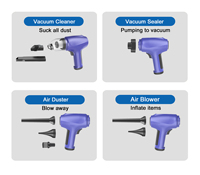 BJC2482 aspirateur à main sans fil conception de sèche-cheveux léger Portable pour cheveux d'animaux de voiture à la maison