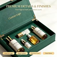 Paquete de Crema Facial de Cosméticos de Lujo al por Mayor, Caja de Crema para Ojos, Paquete Personalizado de Champú y Limpiador Facial