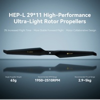 Hélices T-MOTOR HEP-L 29*11 en fibre de carbone 29 pouces CW CCW ultra légères, poussée de 26 kg, pour drone UAV et avion