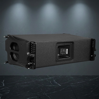 Haut-parleur passif double 10 pouces LS3 Line Array, modèle LA210, boîtier en bois, audio mono, garantie 3 ans, 500W, sensibilité 16Ω