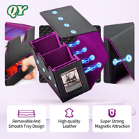 YY Boîte TCG En Cuir PU Avec Fermeture Magnétique Et Rangement Pour Dés Et Cartes