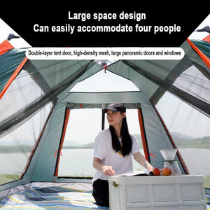<span class=keywords><strong>Tente</strong></span> de camping portable imperméable pour <span class=keywords><strong>2</strong></span> à 4 personnes, <span class=keywords><strong>tente</strong></span> automatique pop-<span class=keywords><strong>up</strong></span> en Oxford 210D pour la famille ou les couples - Product Image 5