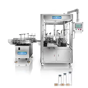 Machine de capsulage de remplissage de bouteilles de 5ml en verre Ligne de production de flacons d'ampoules