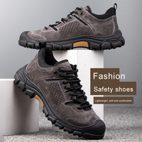 Bottes tactiques pour hommes Chaussures légères en daim durable Chaussures de travail en cuir véritable Bottes du désert à la mode