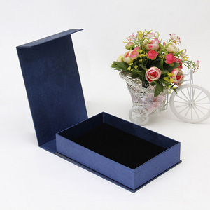 Black Wholesale Customized Logo Premium Luxury Cardboard Paper Gift box with Magnetic lid Packaging Box for business