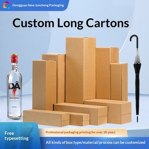 Custom Small Batch Long Flat Shipping Boxes for <b>Logistics</b> & Ecommerce <b>Packaging</b> - Product Image 1
