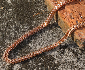 Collana Franco in <span class=keywords><strong>Oro</strong></span> per Signore, Design di Collane con Catena <span class=keywords><strong>Sottile</strong></span> in <span class=keywords><strong>Oro</strong></span> - Product Image 6