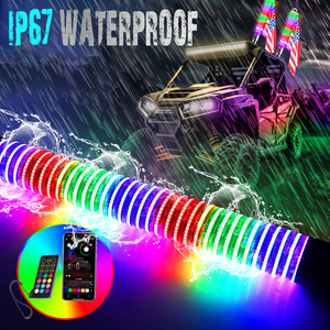 COB nhiều màu chất béo roi BT và điều khiển từ xa mới mũm mĩm roi đèn cho ATV UTV Polaris rzr Can-AM offroad - Product Image 3