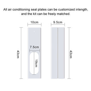 <span class=keywords><strong>Aire</strong></span> <span class=keywords><strong>acondicionado</strong></span> Universal <span class=keywords><strong>ventana</strong></span> corredera <span class=keywords><strong>ventana</strong></span> de ventilación <span class=keywords><strong>Kit</strong></span> 2PCS 16,93 pulgadas boca plana de PVC <span class=keywords><strong>Ventana</strong></span> de <span class=keywords><strong>aire</strong></span> <span class=keywords><strong>acondicionado</strong></span> Placa de sellado <span class=keywords><strong>Kit</strong></span> - Product Image 4