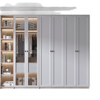 Armoire en bambou pour chambre d'enfant, bureau personnalisé, compartiment de rangement, étagère intégrée, design moderne pour la maison