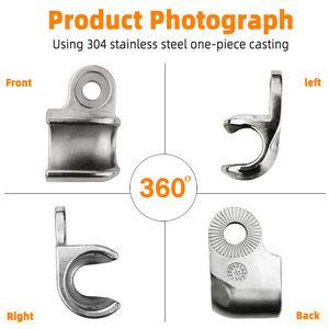 100metal Bicycle Trailer Hinge Stainless Steel Durable For Bike Accessories - Product Image 3