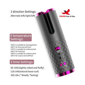 Rizador de Pelo Eléctrico Automático, Popular, de Bajo Precio, para Ondas y Peinados, Varita Rizadora de Cerámica - Product Image 5