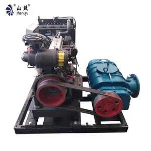 High Pressure Blower Shangu Roots Blower Vacuum Pump High Pressure Air Blower Fish Shrimp Farming With Diesel Engine