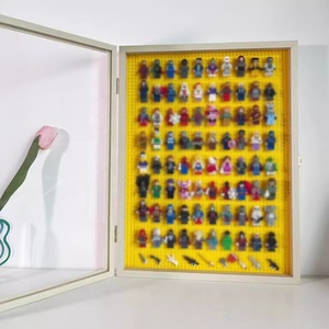 कस्टम थोक ईंट खोलने के साथ फोटो फ्रेम सामने दरवाजा ईंट फ्रेम काले ठोस लकड़ी ब्लॉक तस्वीर फ्रेम - Product Image 4