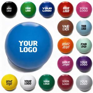 Manufacturer Durable Pressure Reduction Logo Color Printing Round Pu Foam Anti <b>Squeeze</b> Toys Stress <b>Ball</b> - Product Image 1