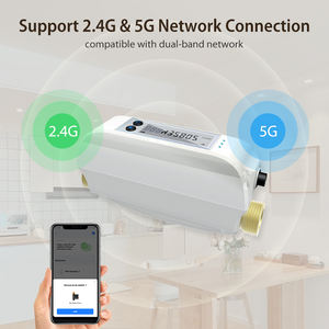 Smarter WLAN-Wasserzähler mit Ventil, automatischer Absperrung, Ultraschalltechnologie, wiederaufladbarem Akku, TuyaSmart App-Steuerung, Sprachsteuerung für Zuhause und Wohnmobil - Product Image 4