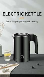 Vente chaude 2025 Appareils Ménagers Petite Bouilloire Électrique Thermos Théière Chaudière À Eau À Chaleur Rapide Pour Dortoir De Voyage Utilisé - Product Image 3