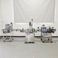 Petite ligne d'emballage automatique de bureau Jinfeng Machine de remplissage de capsulage et d'étiquetage de liquide
