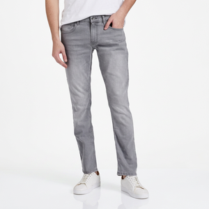 Factory Made Hot Sale Lightweight Mid Straight Casual Men's <b>Jeans</b> 100% Cotton Breathable Quick Dry Eco-Friendly High Quality - Product Image 1