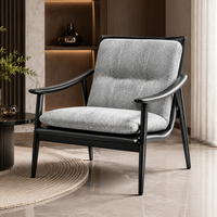 Fauteuil inclinable nordique moderne pour salon, fauteuil inclinable contemporain personnalisé, fauteuil d'appoint design